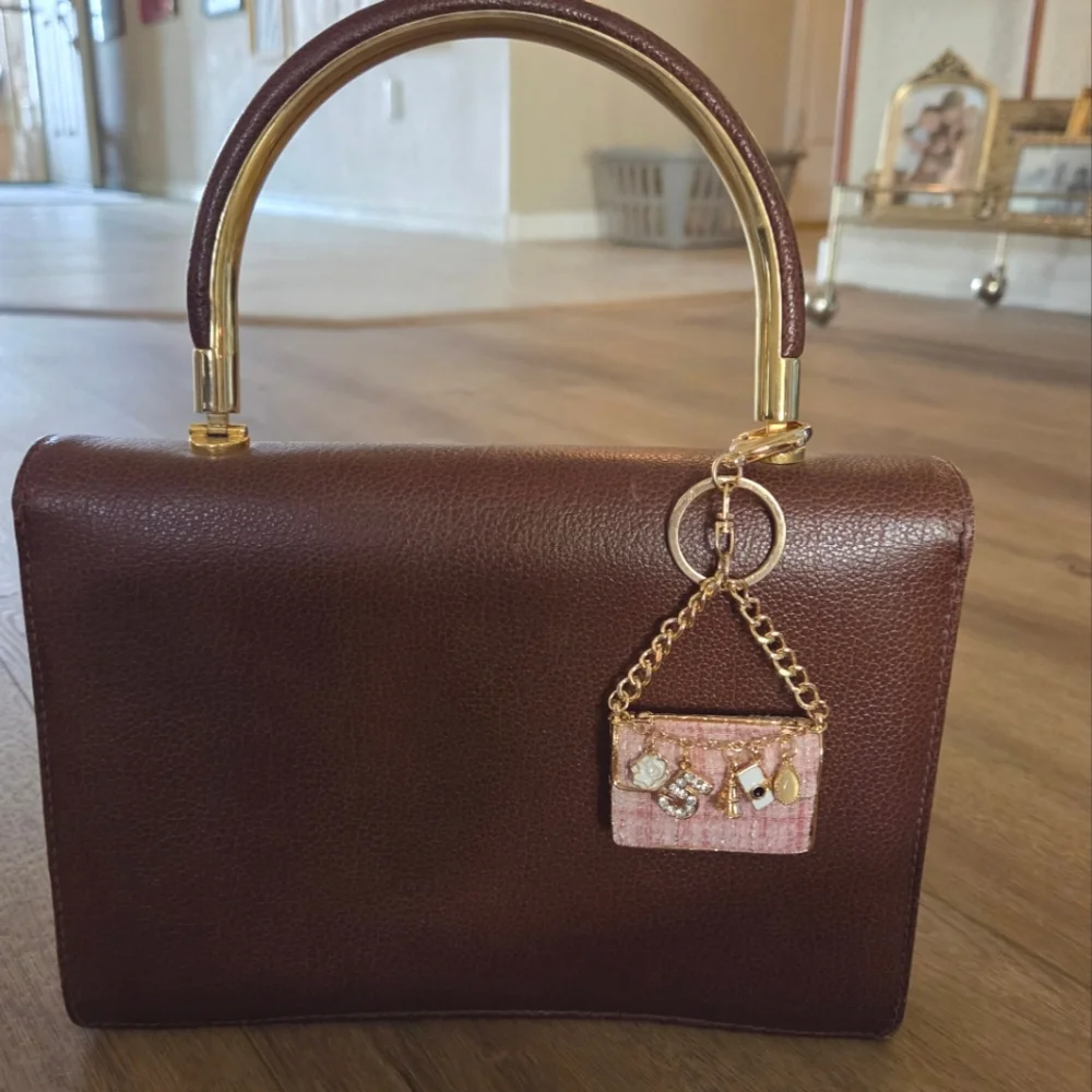 Urban Boutique Designer‎ Inspired Pink Handbag Key Chain Bag Charm NWT